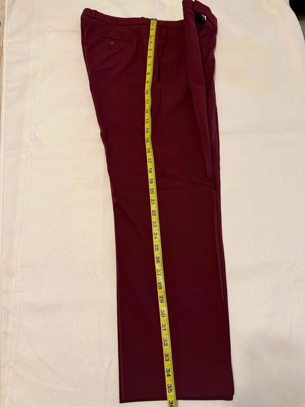 J.Crew Tollegno 1900 Italian Wool Burgundy Ankle Dress Pants Sz 10